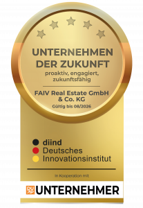 Auszeichnung Siegel: Unternehmen der Zukunft 2025/26 — FAIV Real Estate